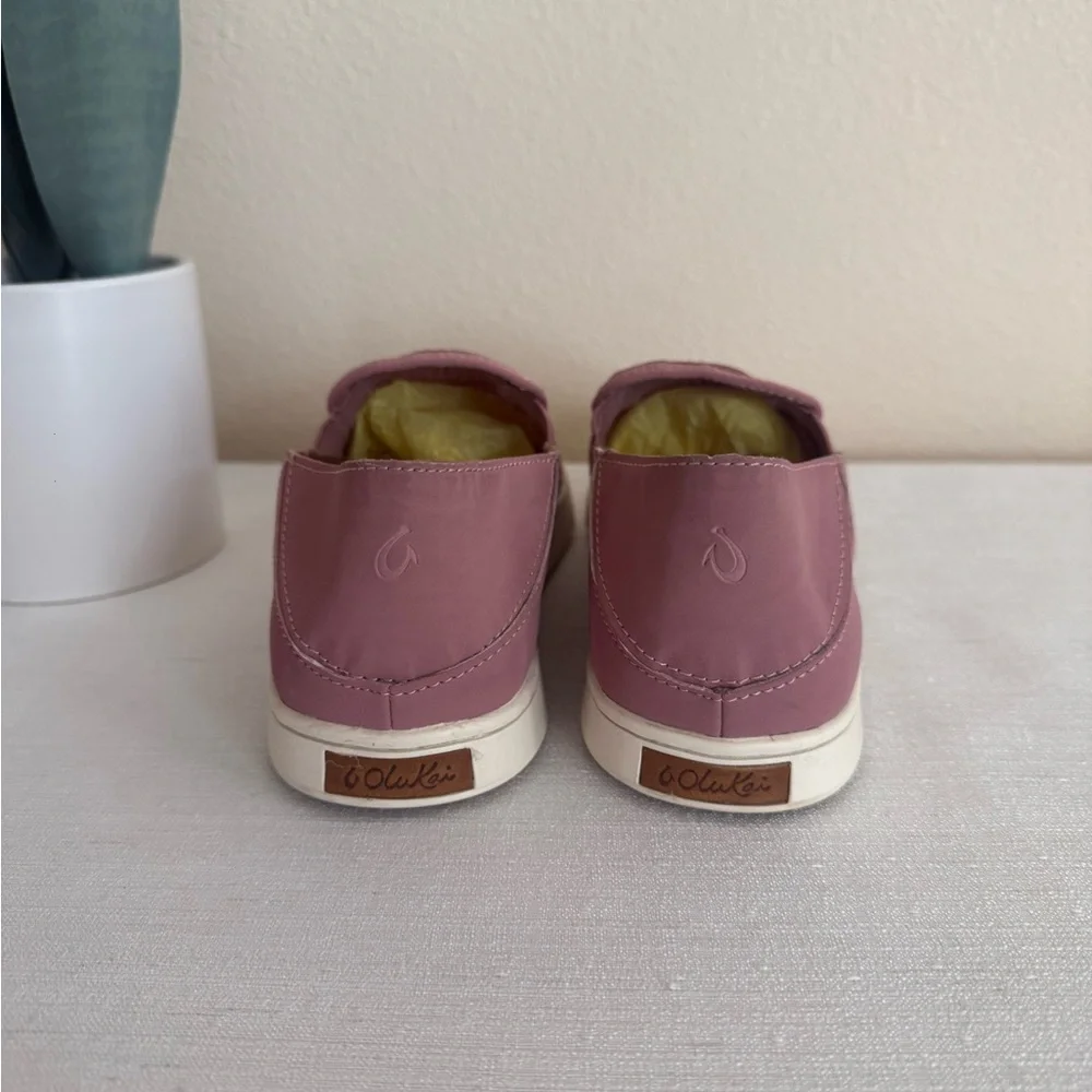 Olukai Pehuea Mauve Slip-On Mesh 2-Way Casual Sneakers - Picture 7 of 12